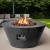 Mesa Cocoon Cone Negra de Happy Cocooning para exteriores