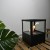Chimenea de Bioetanol de Mesa Cuadrada - Negro - ScandiFlames