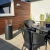 Chimenea de bioetanol portátil ScandiFlames negra para exterior