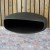 Negro UFO-60 Biochimenea con forma redonda colgada de techo. Elegante y moderna. Color negro