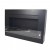 Precioso biohogar negro para pared. Incluye un quemador de 1,5 litros y plato de vidrio. Dimensiones: 54 x 78 x 16,5cm.