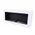 Chimenea bioetanol doble de pared blanca de ScandiFlames