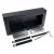 Chimenea de bioetanol doble de pared negra ScandiFlames