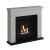 Chimenea de bioetanol Frederikshavn Beige con diseño clásico y elegante