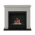 Chimenea de bioetanol Frederikshavn Beige con diseño clásico y elegante
