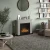 Chimenea eléctrica Frode de TAGU en beige con diseño elegante