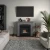 Chimenea de bioetanol Hals Gris moderna y elegante