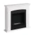 Chimenea de bioetanol Hals Blanca con diseño moderno