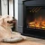 Chimenea eléctrica Larsen gris de TAGU