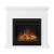 Chimenea eléctrica Larsen blanca de TAGU