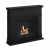 Chimenea de bioetanol Lønstrup Negra con acabado elegante y diseño compacto