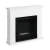 Chimenea de bioetanol Lønstrup Blanca con diseño elegante y funcional