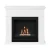 Chimenea de bioetanol Lønstrup Blanca con diseño elegante y funcional