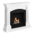 Chimenea de bioetanol Mors Blanca con diseño clásico en color blanco