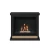 Chimenea de bioetanol Skagen Negra, diseño moderno y compacto