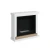 Chimenea de bioetanol Skagen Blanca con diseño minimalista