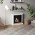 Chimenea de bioetanol Skagen Blanca con diseño minimalista