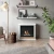 Chimenea de bioetanol Skagen Blanca con diseño minimalista