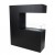 XL Chimenea de bioetanol de ScandiFlames en negro