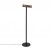 Calefactor de patio eléctrico de suelo 1500 W, GT, negro