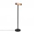 Calefactor de patio eléctrico de suelo 1500 W, GT, negro