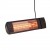 Calefactor exterior HEAT1 ECO High-line 1500W negro montado en pared