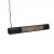 Calefactor exterior HEAT1 ECO Pro-line 2000W negro con control remoto