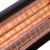 Calefactor exterior HEAT1 ECO High-line 1500W negro montado en pared