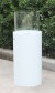 Chimenea bioetanol de exterior blanca de ScandiFlames