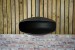 Negro UFO-50 Biochimenea con forma redonda colgada de techo. Elegante y moderna. Color negro