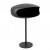 Negro Pedestal UFO-60 chimenea de bioetanol para decorar tu hogar con estilo