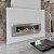 Nero 1450 Icon Chimeneas en acero cepillado