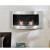 Chimenea de bioetanol con marco redondo de ScandiFlames