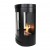 Oregon - Chimenea de pared de estilo leña de bioetanol