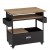 Mesa de trabajo Le Maître para cocina exterior en madera y negro