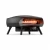 Horno para pizza a gas Witt ETNA Rotante Control de 16" en negro mate con pantalla digital, sobre un fondo blanco