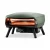 Horno para pizza de gas Witt ETNA Rotante Control 16" en verde mate con pantalla digital, sobre un fondo blanco
