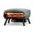 Horno para pizza de gas Witt ETNA Rotante Control 16" en verde mate con pantalla digital, sobre un fondo blanco