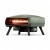 Horno para pizza de gas Witt ETNA Rotante Control 16" en verde mate con pantalla digital, sobre un fondo blanco