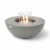 Mesa de bioetanol ROCA en color gris espacial de Elementi Fires, elegante y funcional para exteriores