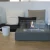 Kira Chimenea Bioetanol de mesa Elementi Fires en color gris, diseño compacto y portátil para uso interior o exterior