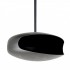 Negro UFO-60 Biochimenea con forma redonda colgada de techo. Elegante y moderna. Color negro