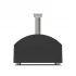 Futuro 2 Pizzas Silver Black - Horno de pizza híbrido Alfa Forni