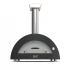 Horno de pizza de leña Moderno 5 Pizzas Alfa Forni gris