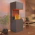 Chimenea híbrida Beethoven – Gris