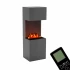 Chimenea híbrida Beethoven – Gris