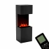 Chimenea híbrida Beethoven – Negro
