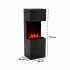 Chimenea híbrida Beethoven – Negro