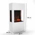 Chimenea híbrida Böll – Blanco