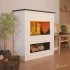 Chimenea híbrida Brecht – Blanco
